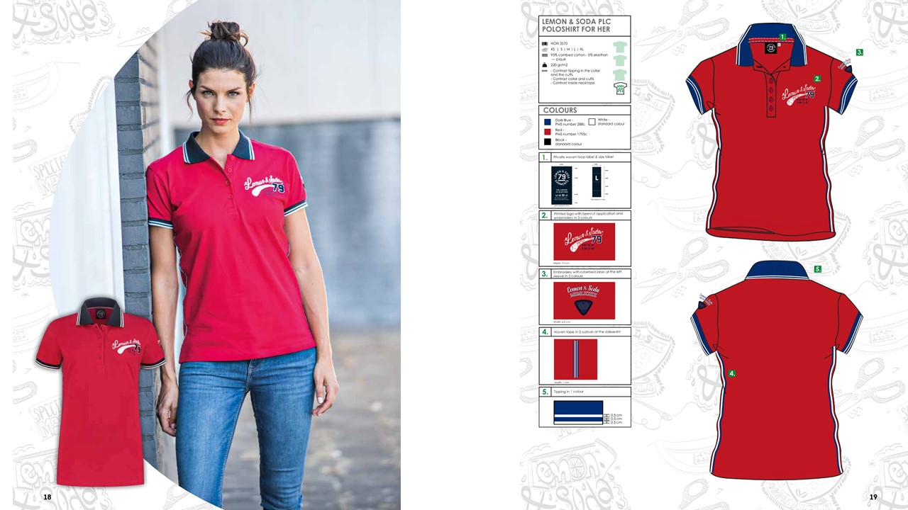 MABUTEX Bedrijfskleding Leek Custom Made Polos