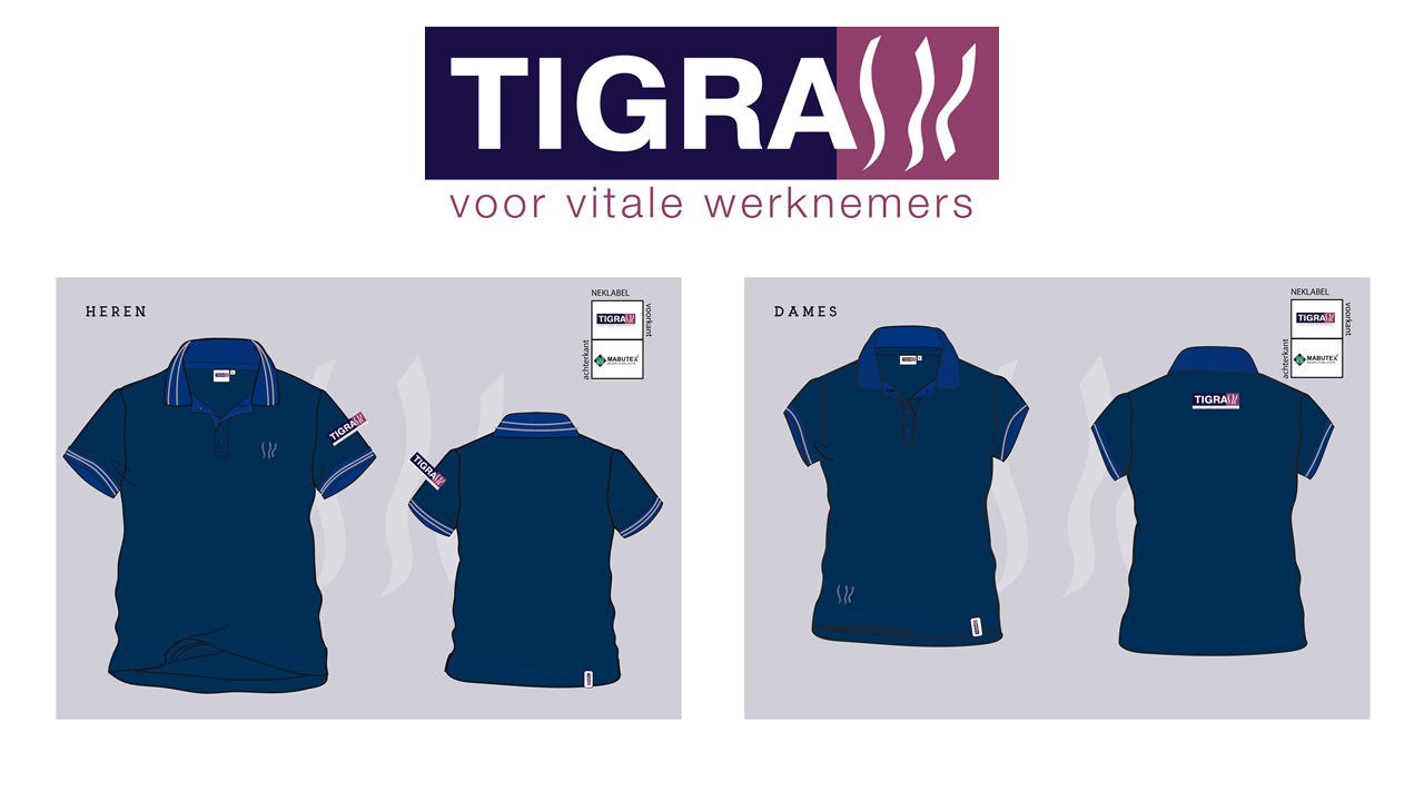 MABUTEX Bedrijfskleding Custom Made Polos Tigra.