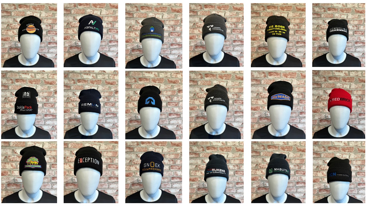 Custom Made Bedrijfskleding Mutsen MABUTEX Bedrijfskleding Leek Muts Caps Werkkkleding