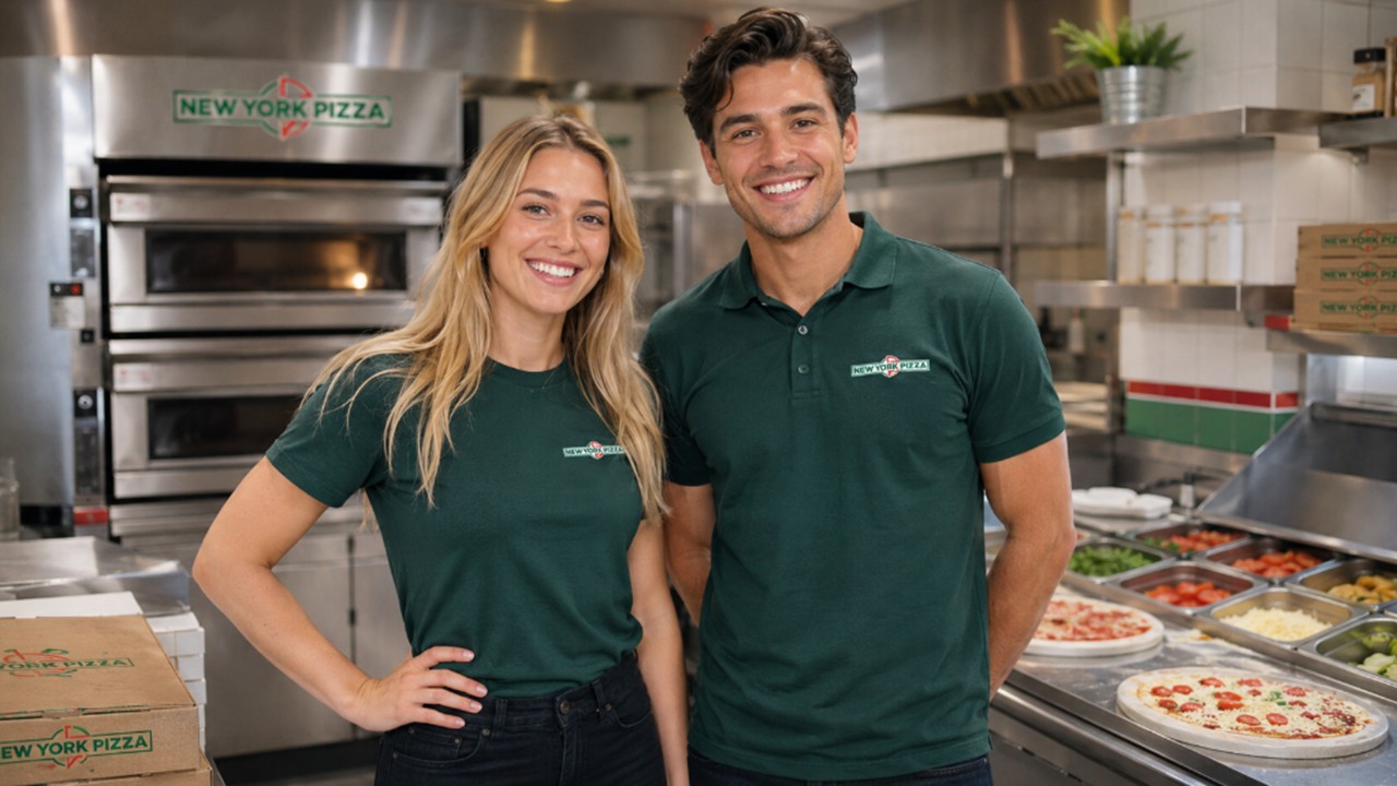 New York Pizza Werkkleding MABUTEX Bedrijfskleding Leek