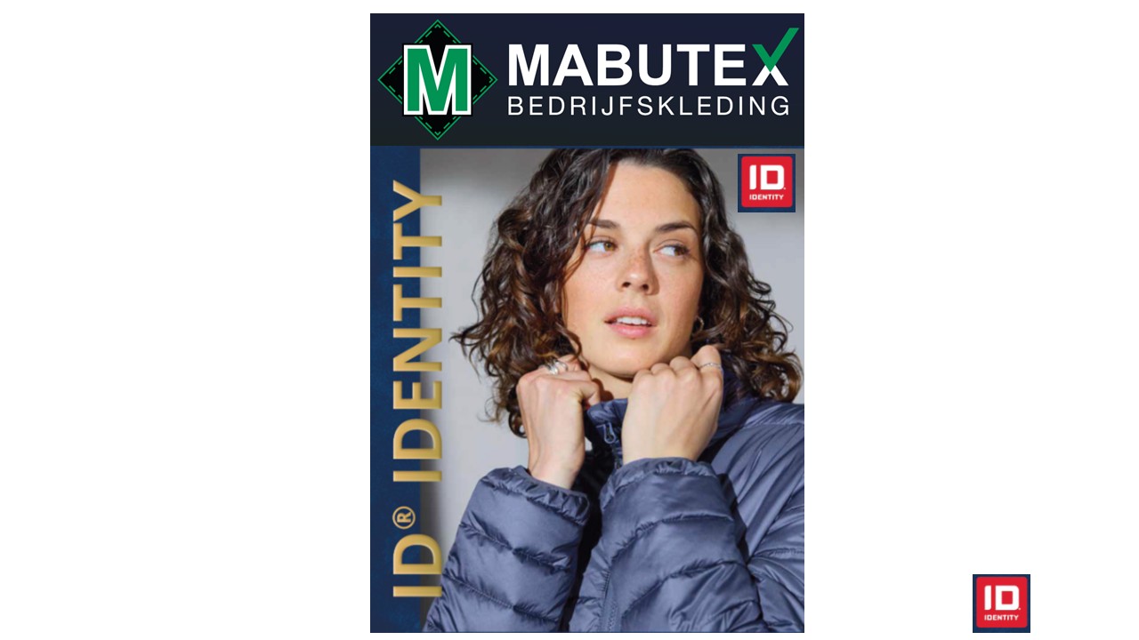 ID Identity promotionele bedrijfskleding brochure MABUTEX Bedrijfskleding Leek